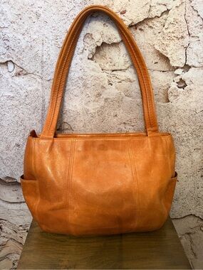 Derek Alexander Retro Cognac Leather Bag 🇨🇦